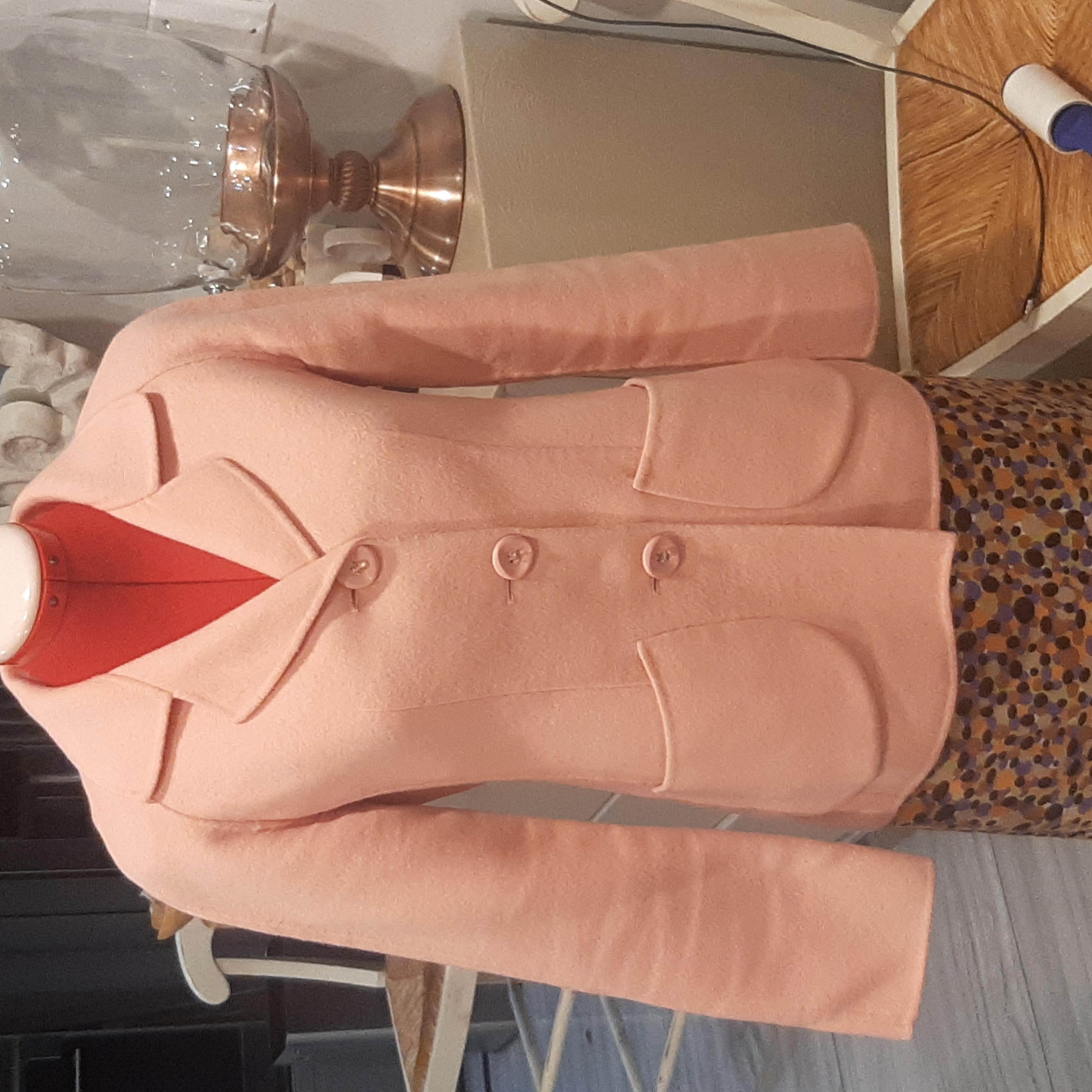 Vintage Xs Pink Blazer Shoulder Pads